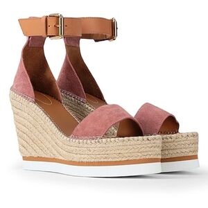 Chloe wedges size 8
